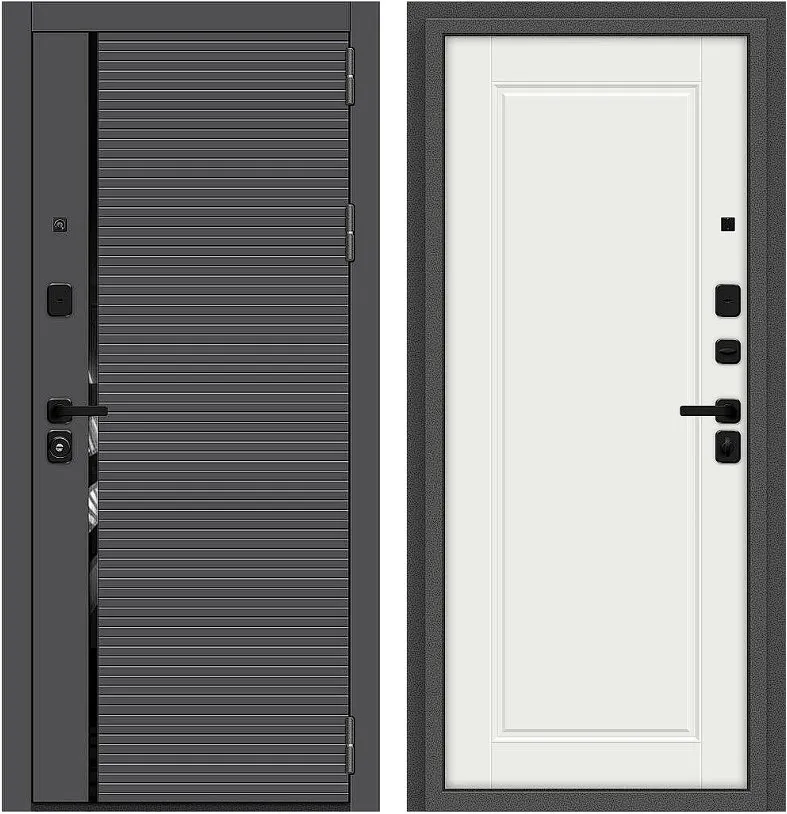 Дверь Браво Optim Z-3 Графит/Белый DIS007400