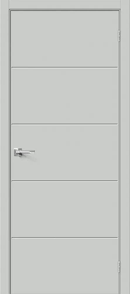 Фото Межкомнатная дверь Граффити-2.Д.П Grey Silk BR5514